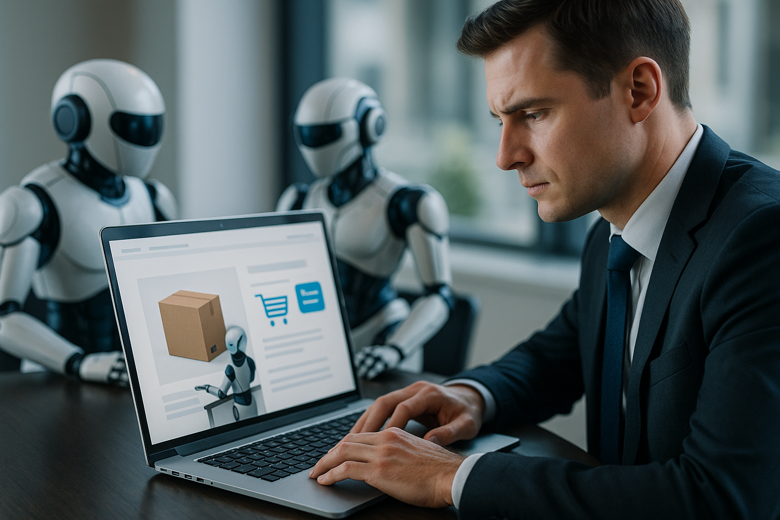 Autonomous buyer and seller agents negotiating across digital marketplaces — AI shopping agents for businesses