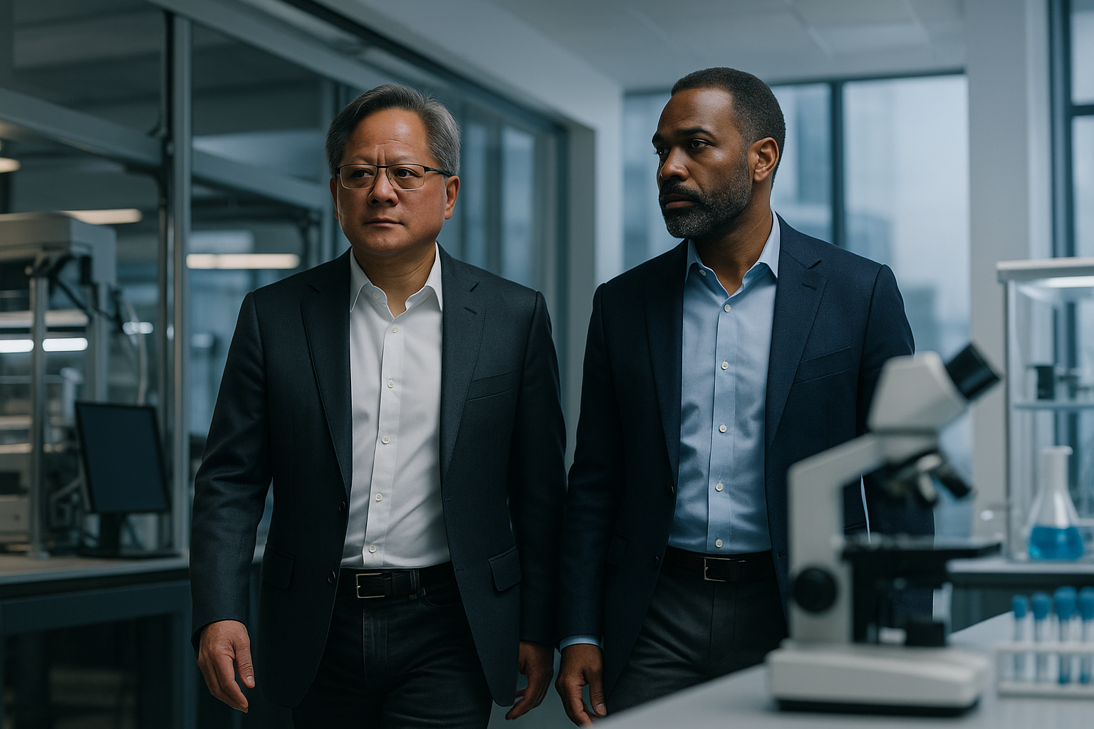 NVIDIA Lilly AI lab for drug discovery co-innovation team using BioNeMo with automated wet labs