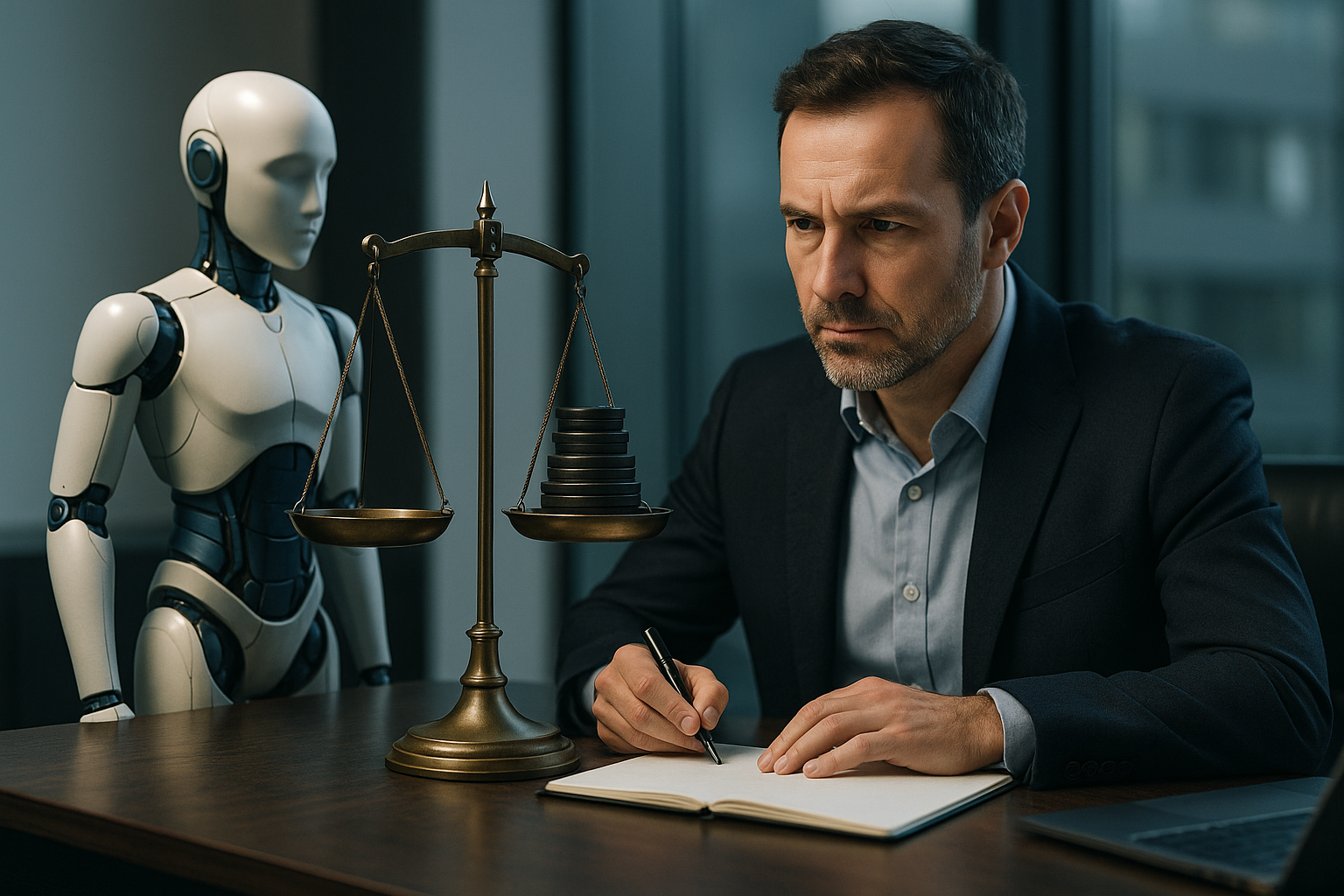 Abstract guardrails around an AI workflow illustrating the limits of autonomous AI agents