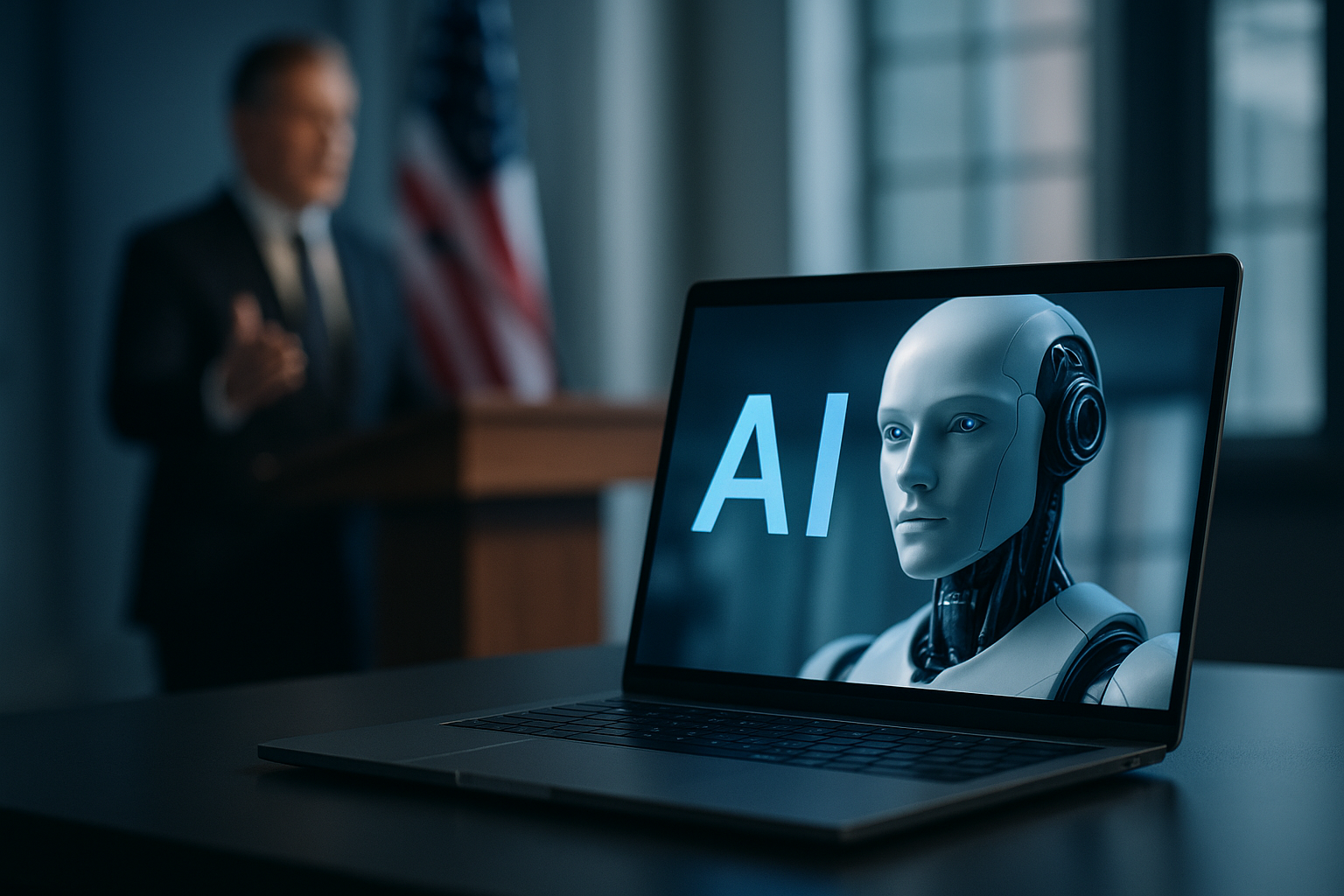 Panel of AI executives at Davos discussing AI political advertising 2024 and the implications of ChatGPT ads