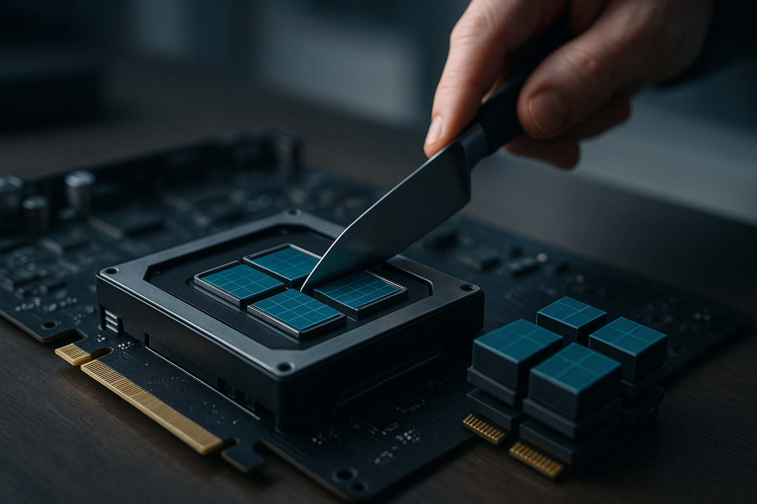 Server racks showing GPU nodes with Run:ai GPU fractions enabling higher token throughput