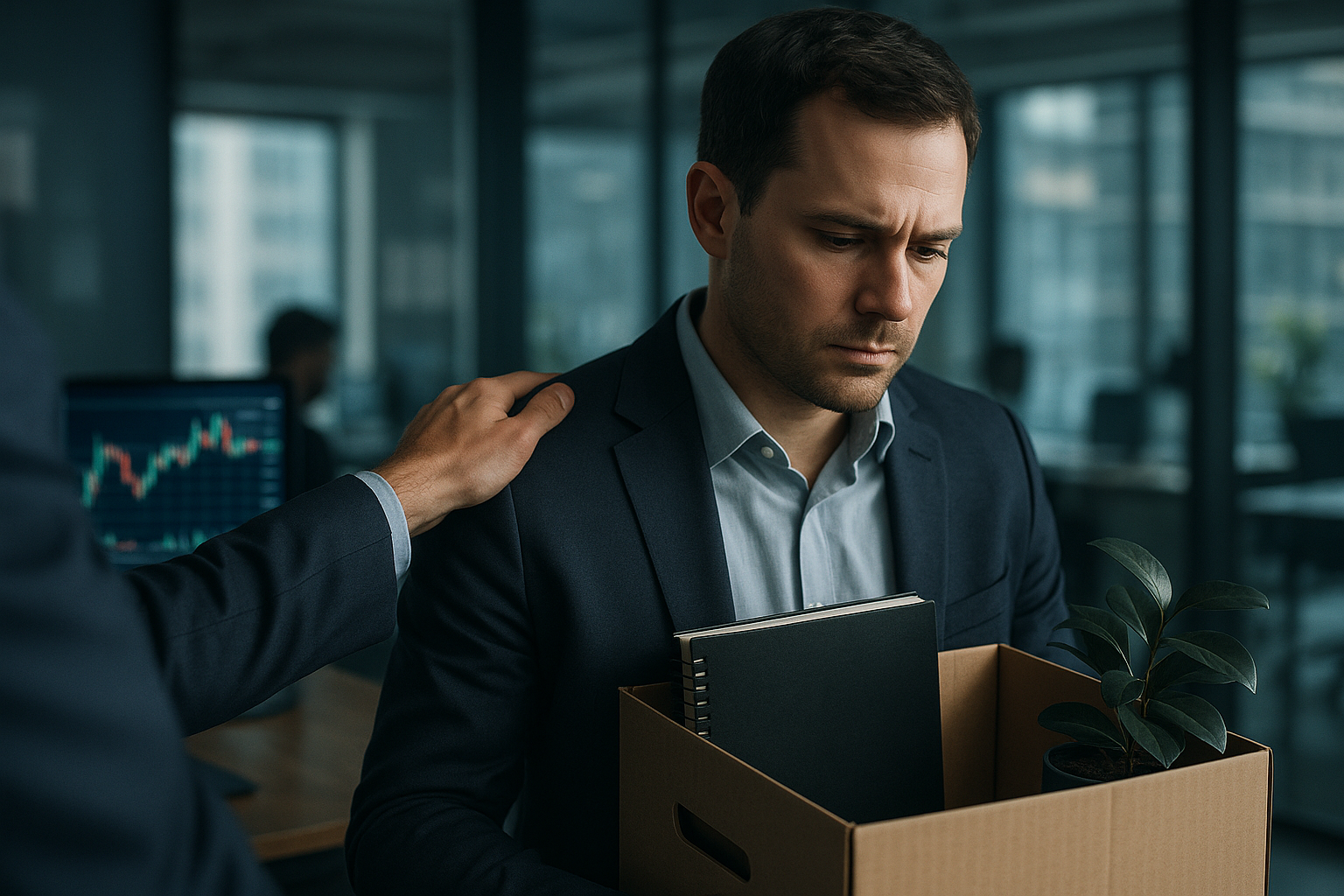 Abstract illustration of market charts and AI circuitry representing OpenAI insider trading prediction markets risk