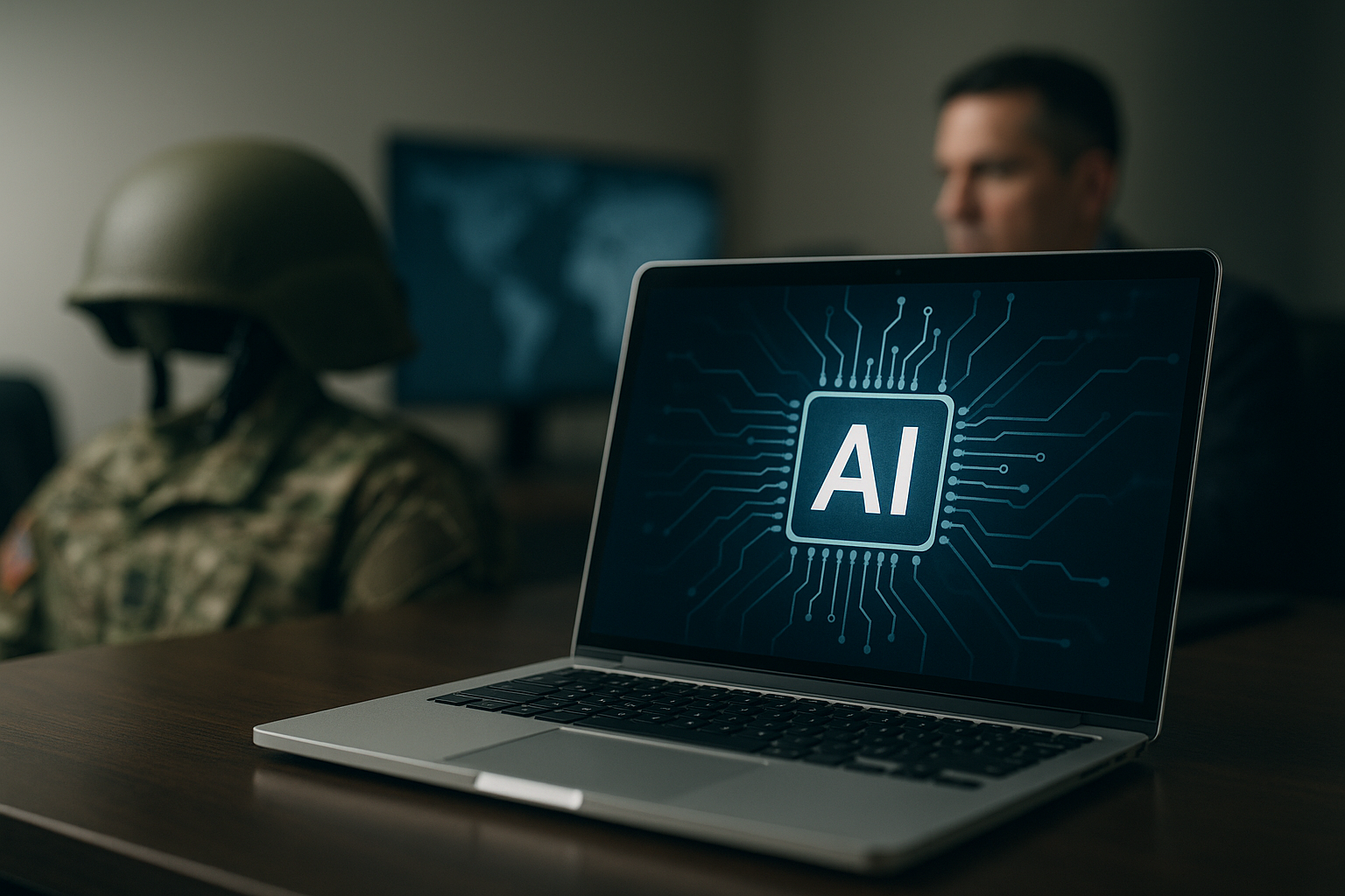 Abstract illustration of AI models over a secure government cloud highlighting the OpenAI military use controversy and Azure OpenAI DoD testing