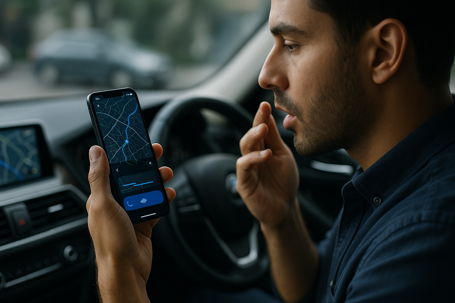 Google Maps Gemini integration shown in Ask Maps chat tab on mobile
