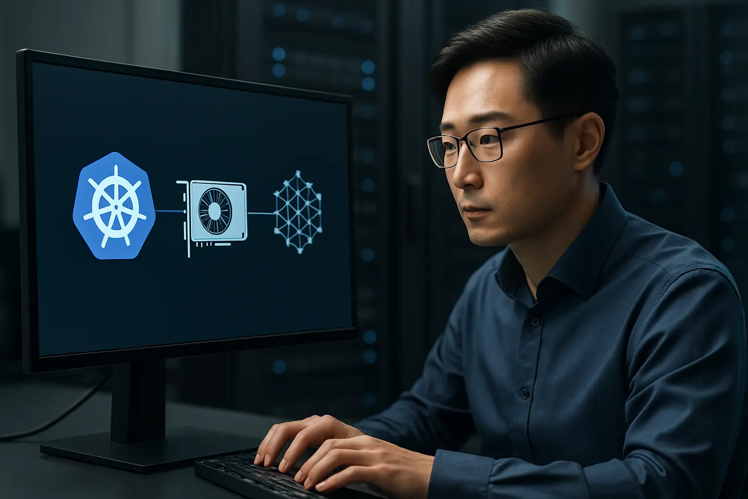 Diagram of NVIDIA DRA GPU driver for Kubernetes enabling fractional GPU allocation and sharing (MIG, MPS, time-slicing) for higher utilization