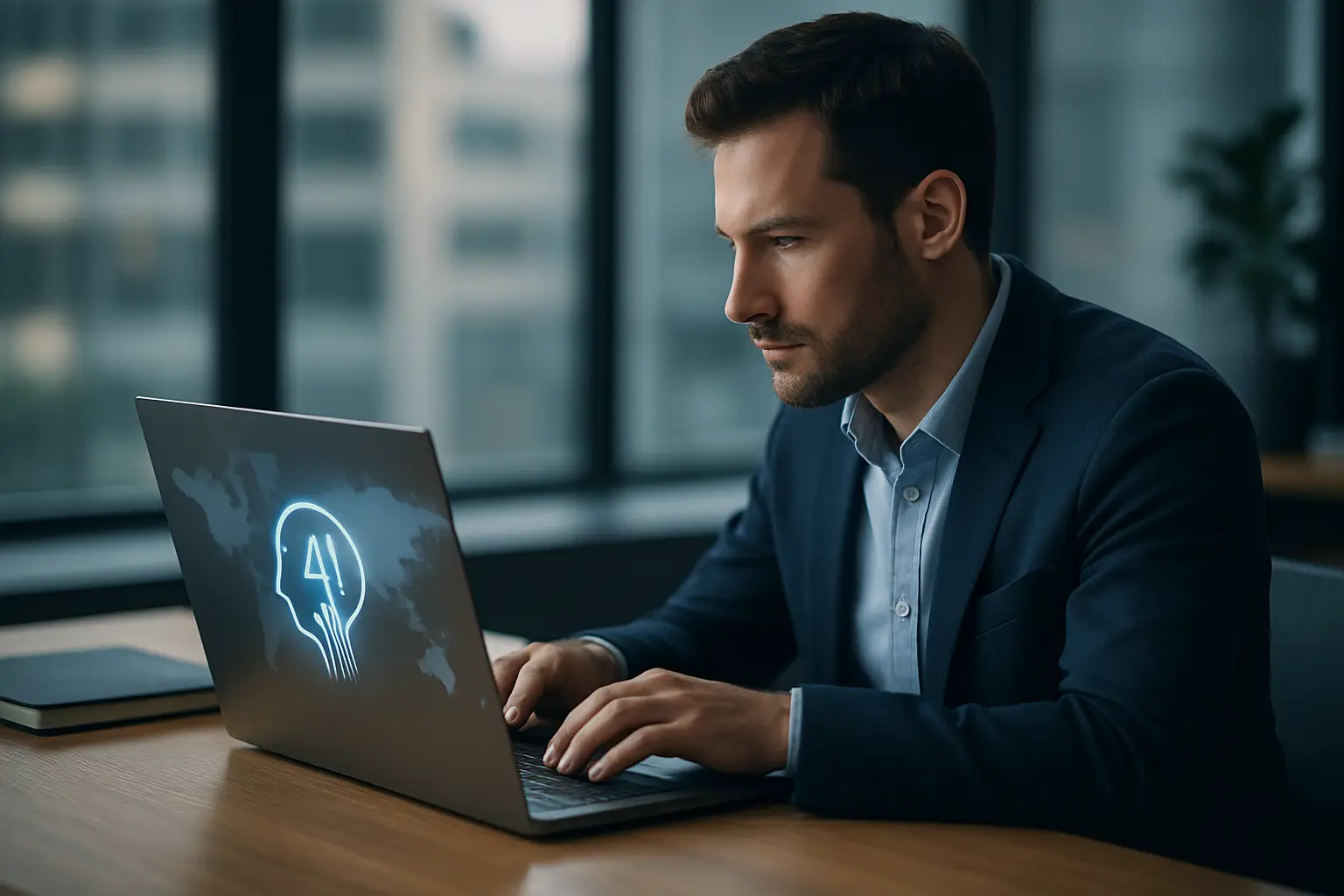 Team planning an SMB generative AI strategy to scale operations and enter international markets