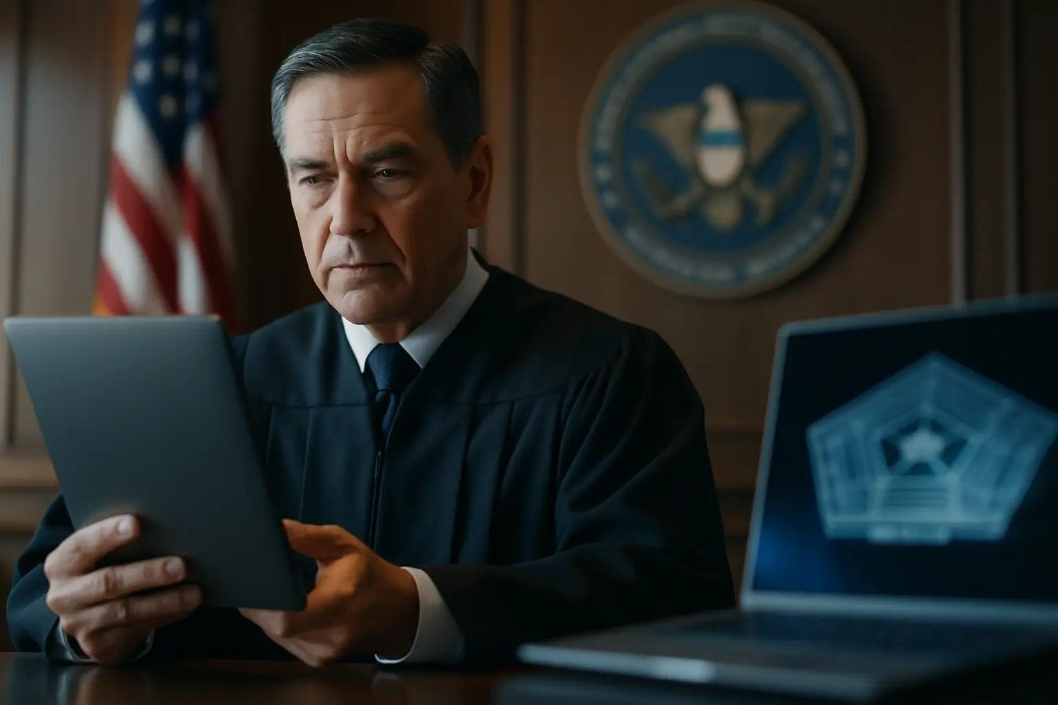 Court hearing on Anthropic supply-chain risk designation and implications for contractor compliance