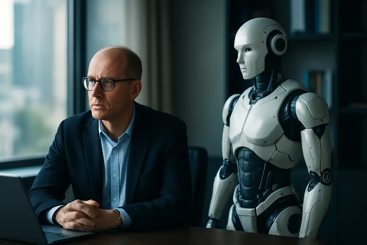 Business leaders workshop on post-work AI society planning and workforce strategy
