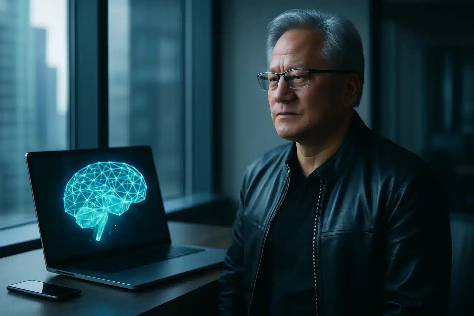 Graduates learning AI tools in a lecture — AI fluency for professionals and Jensen Huang career advice